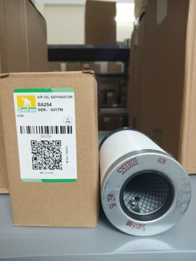Lọc tách dầu Sanfam SA254 dùng cho máy nén khí trục vít hitachi 7,5kw - Ảnh 2