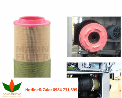 Lọc gió Mann Filter C26980 -Dùng cho Máy nén khí : Atlas copco, Hanshin, Fusheng, Micos, Ingesoll Rand, compair, Kyungwon, Kobelco, Hitachi, Airman, Kaeser, yee... - Ảnh 2