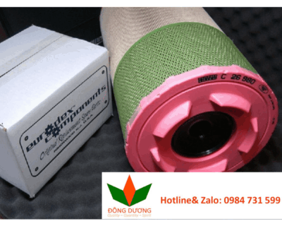 Lọc gió Mann Filter C26980 -Dùng cho Máy nén khí : Atlas copco, Hanshin, Fusheng, Micos, Ingesoll Rand, compair, Kyungwon, Kobelco, Hitachi, Airman, Kaeser, yee... - Ảnh 3