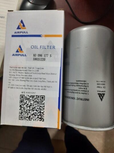 Lọc dầu máy nén khí trục vít có dầu AirPull AO096177S - Ảnh 2