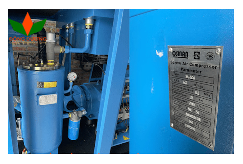 Máy nén khí trục vít OS MAN SAV30 (30HP) - Ảnh 5