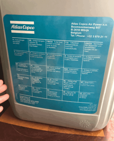 Dầu Atlas Copco Roto InJect NduRance 1630091800 - Ảnh 2