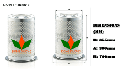Lọc tách dầu Mann 4930655131 - Ảnh 2