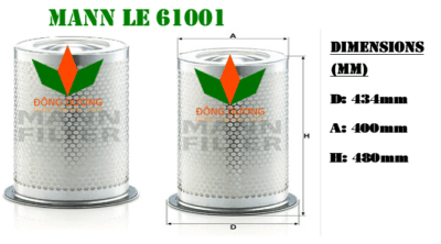 Lọc tách dầu Mann 4930653161 - Ảnh 2