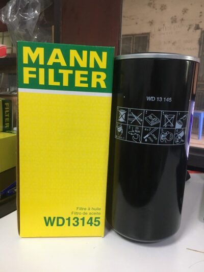Lọc dầu máy nén khí trục vít có dầu MANN FILTER WD13145 dùng cho các dòng máy cùng thông số 75kw - Ảnh 2